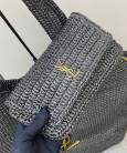 Сумка Saint Laurent Icare In Raffia Black